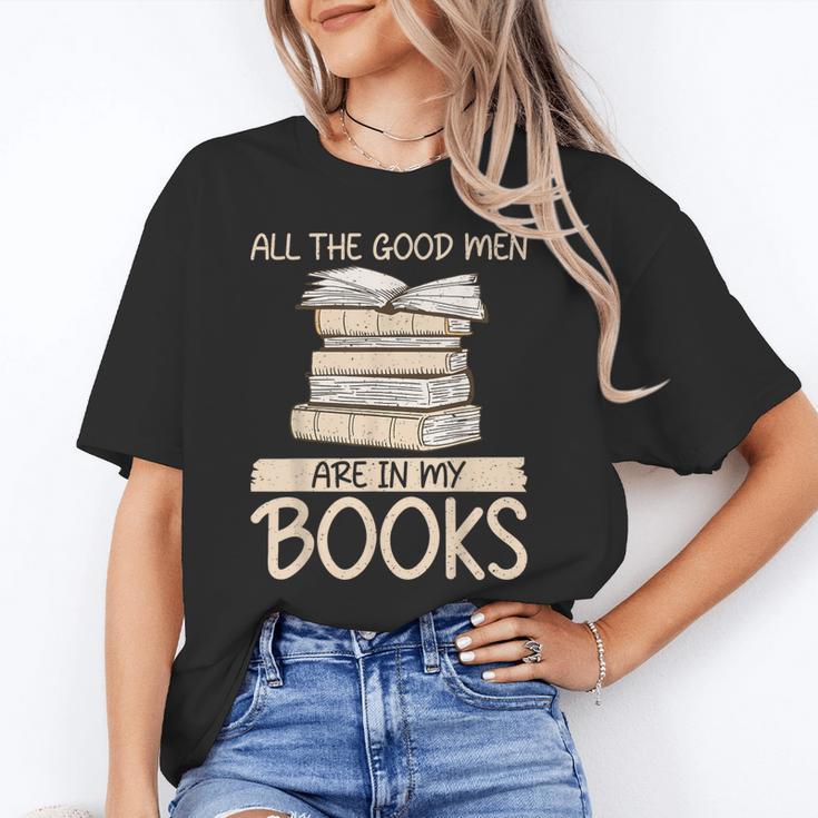 All The Good Men Are In My Books Romance Novel Unisex T-Shirt