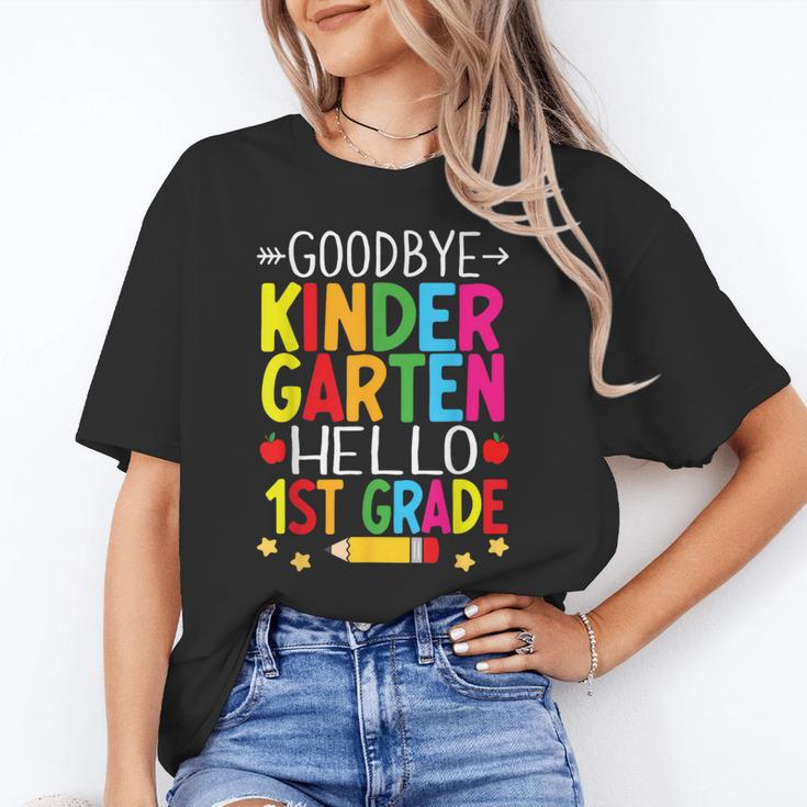 Goodbye Kinder Garten Hello 1st Grade Graduation 2024 Unisex T-Shirt