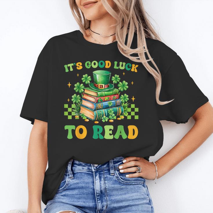 Goods Luck Read Librarian Book Patrick Days Shamrock Clover Unisex T-Shirt Goods Luck Read Librarian Book Patrick Days Shamrock Clover Unisex T-Shirt