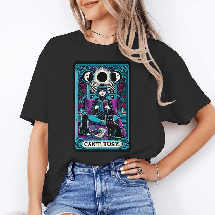 Gothic Girl Tarot Card Introverted Reader And Reading Unisex T-Shirt Gothic Girl Tarot Card Introverted Reader And Reading Unisex T-Shirt