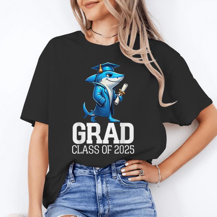 Grad Class Of 2025 Boys Shark Graduation Graduated Unisex T-Shirt