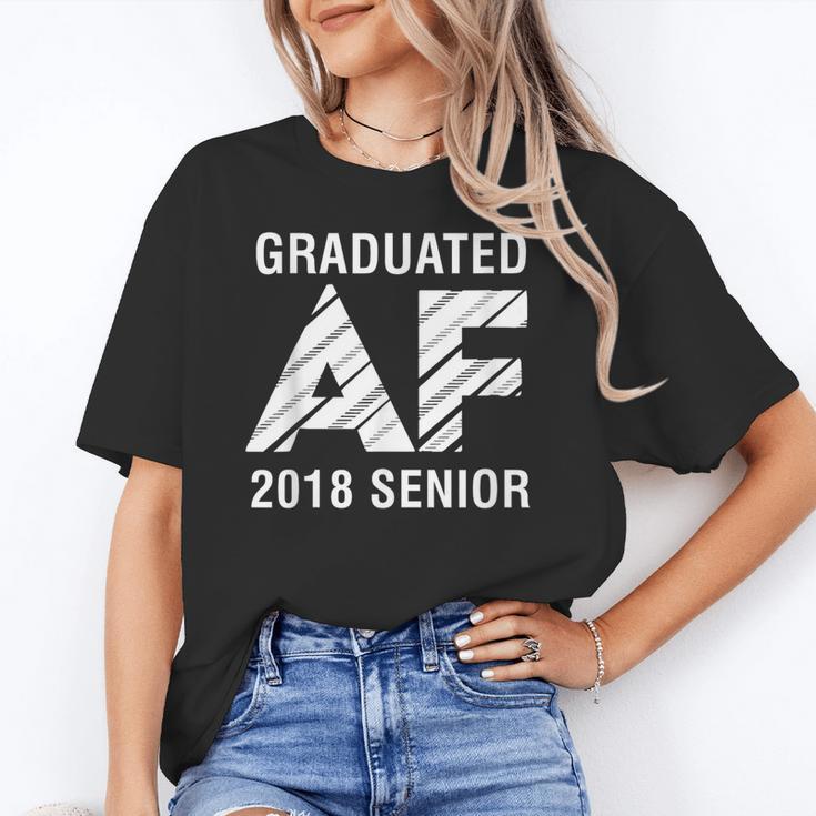 Graduated AF 2018 Senior Graduation Shirt Unisex T-Shirt