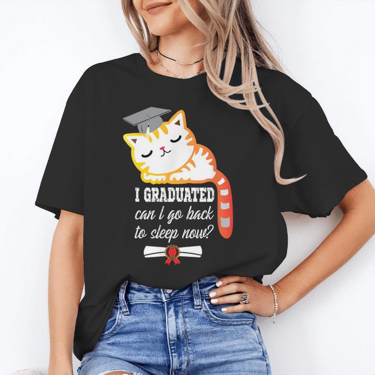 I Graduated Can I Go Back To Sleep Now Graduation Unisex T-Shirt