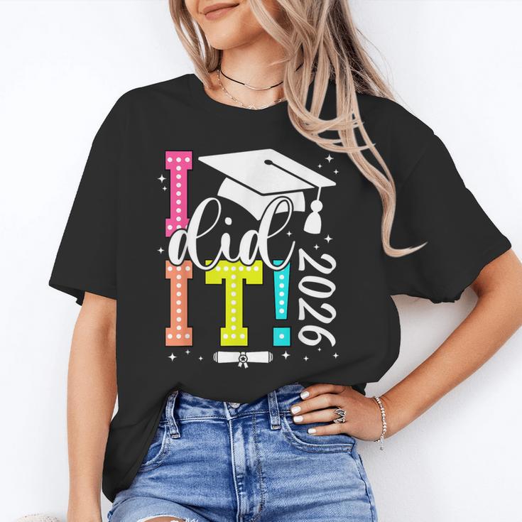 I Did It Graduation 2026 Graduate Class Of 2025 Senior 26 Unisex T-Shirt