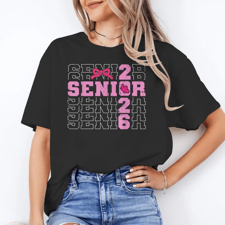 Graduation Class Of 2026 Senior 2026 Pink Bow Coquette Unisex T-Shirt