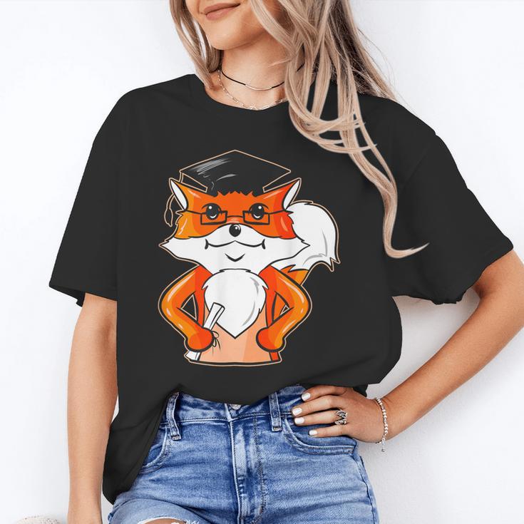 Graduation Fox School Bachelor Master Doctor Study Unisex T-Shirt