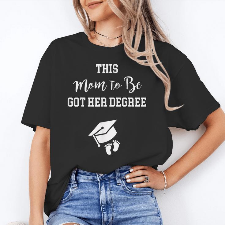 Graduation Pregnancy Announcement Shirt For Expectant Women Unisex T-Shirt