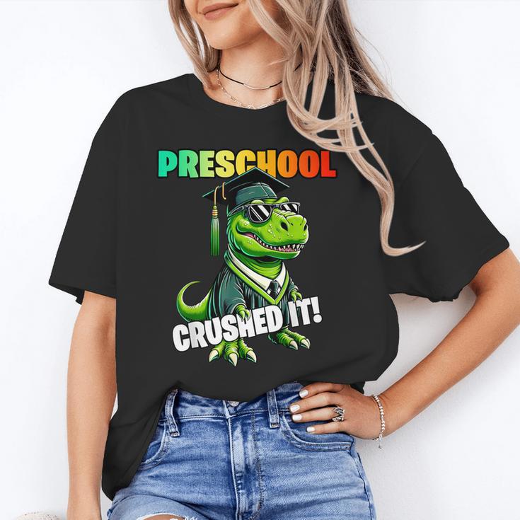 Graduation Preschool DinosaurRex Crushed It Boys Grad Unisex T-Shirt