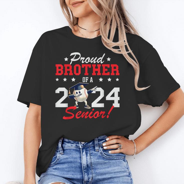 Graduation Proud Brother Of A 2024 Senior Baseball Player Unisex T-Shirt