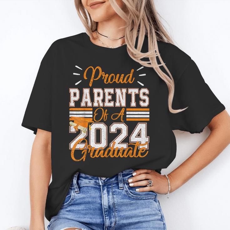 Graduation Proud Parents Of a 2024 Graduate For Mom And Dad Unisex T-Shirt