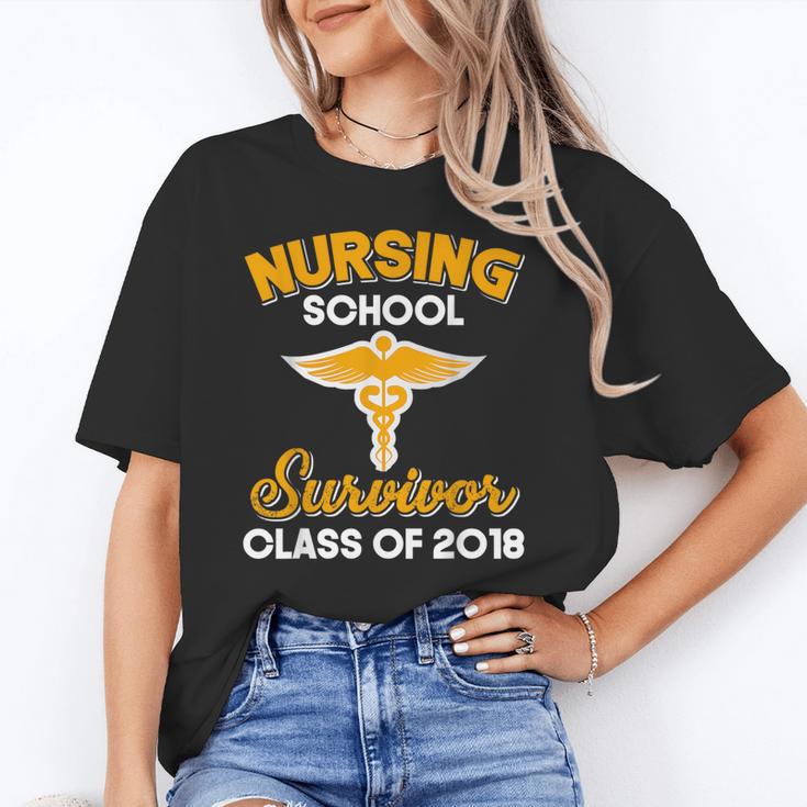 Graduation Shirt Nursing School Survivor Class Of 2018 Tee Unisex T-Shirt