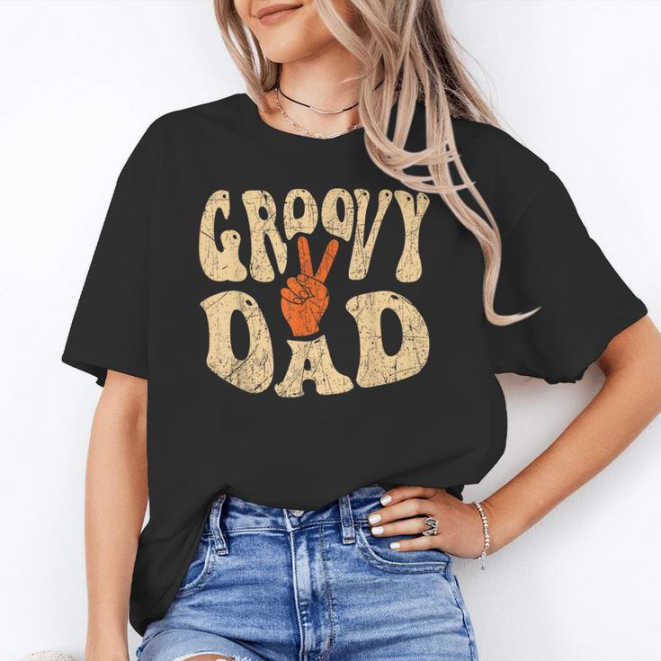 Groovy Dad 70s Aesthetic Nostalgia 1970's Retro Dad Unisex T-Shirt