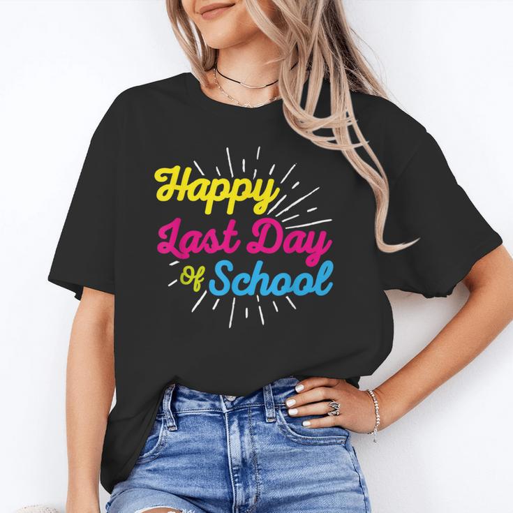 Happy Last Day Of School Graduation Teacher Students Unisex T-Shirt