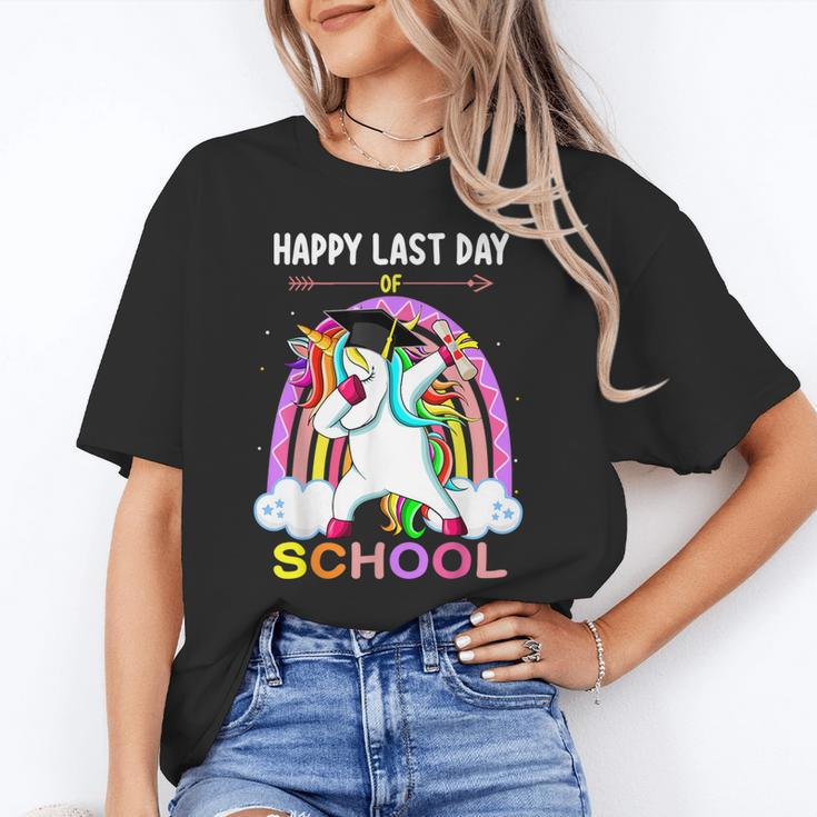 Happy Last Days Of School Graduation Class 2022 Unicorn Girl Unisex T-Shirt