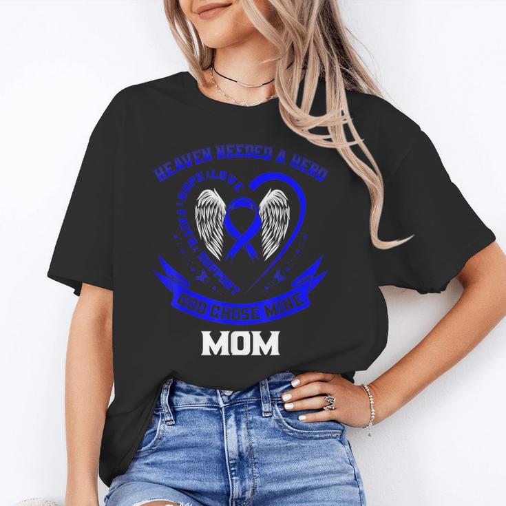 Heaven Need a Hero Colon Cancer Awareness In Memory Of Mom Unisex T-Shirt Heaven Need a Hero Colon Cancer Awareness In Memory Of Mom Unisex T-Shirt