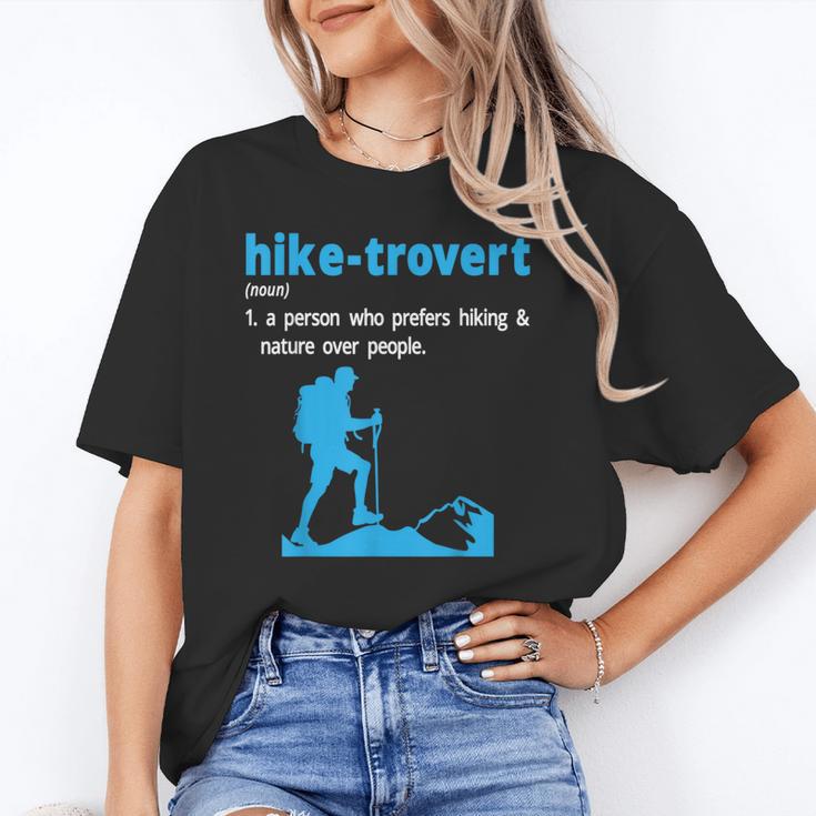Hike-Trovert Hiking Humor Definition Introvert Unisex T-Shirt Hike-Trovert Hiking Humor Definition Introvert Unisex T-Shirt
