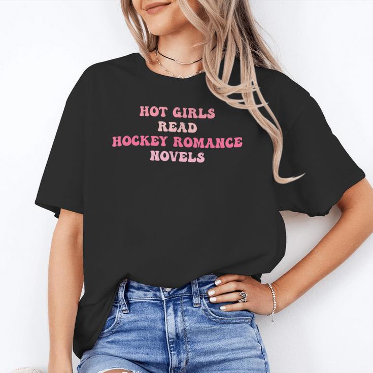 Hot Girls Read Hockey Romance Novels Book Lovers Unisex T-Shirt Hot Girls Read Hockey Romance Novels Book Lovers Unisex T-Shirt