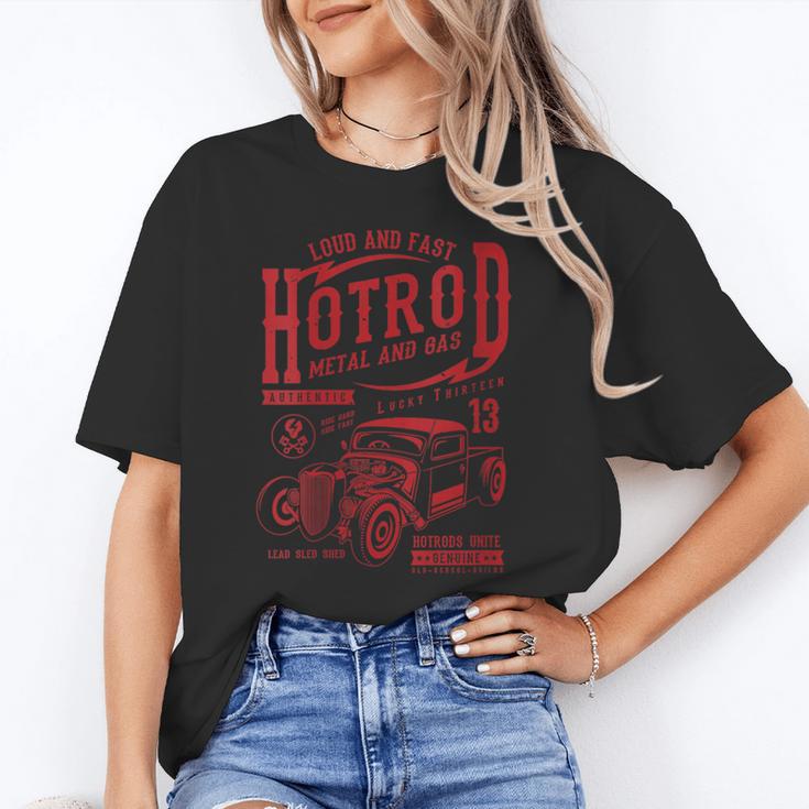 Hotrod Car Automotive Nostalgia Distressed Retro Unisex T-Shirt Hotrod Car Automotive Nostalgia Distressed Retro Unisex T-Shirt