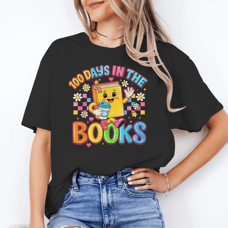 HUGvyn Preppy 100 Days In The Books Teacher Reading Coffee Unisex T-Shirt