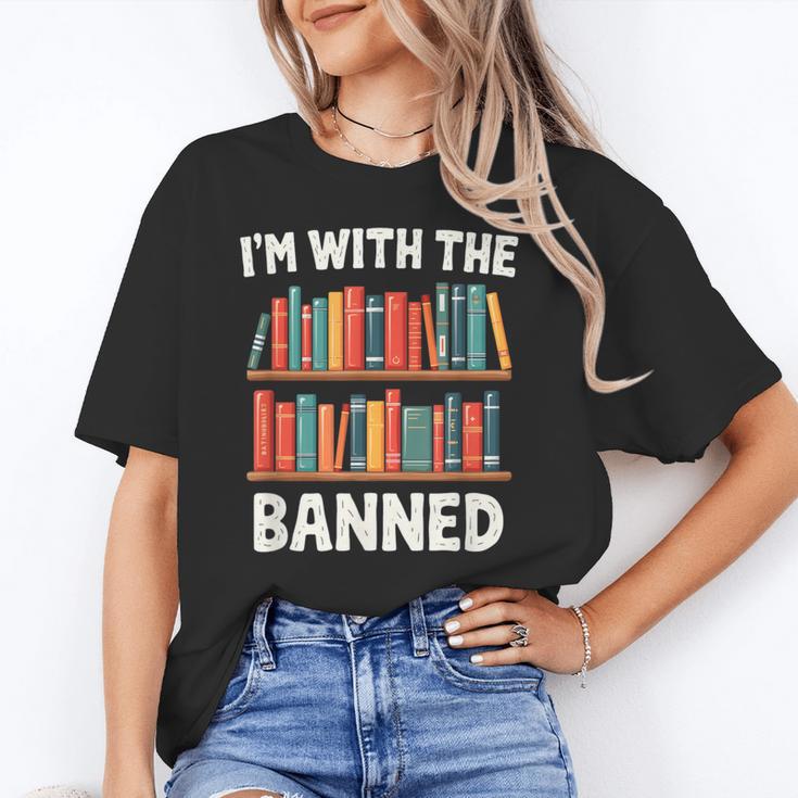 I'm With The Banned Librarian Banned Book Lover Reader Unisex T-Shirt