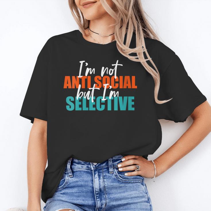 I'm Not Anti-Social But I'm Selective Introvert Unisex T-Shirt