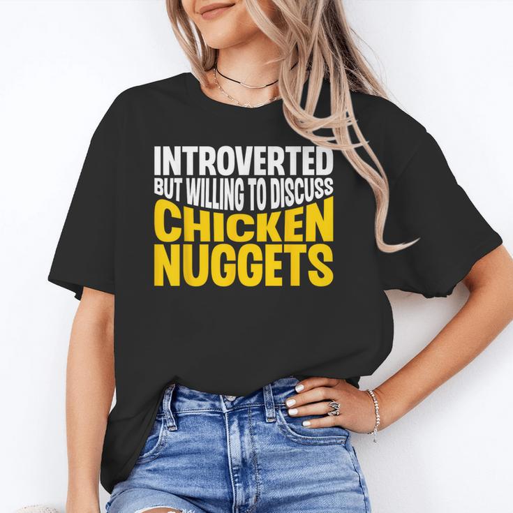 Introvert Antisocial Chicken Nugget Lover Foodie Unisex T-Shirt Introvert Antisocial Chicken Nugget Lover Foodie Unisex T-Shirt