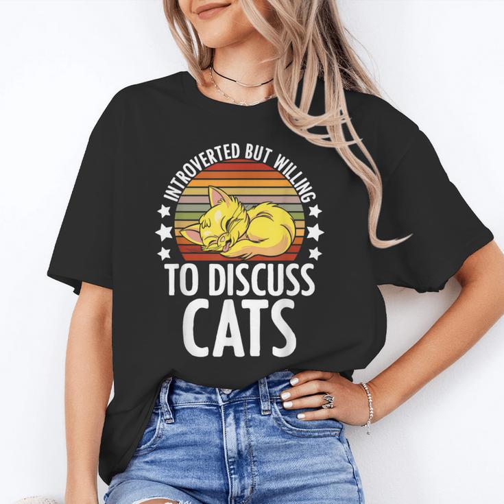 Introvert Cat Kitten Quote For Feline Whisperer Unisex T-Shirt