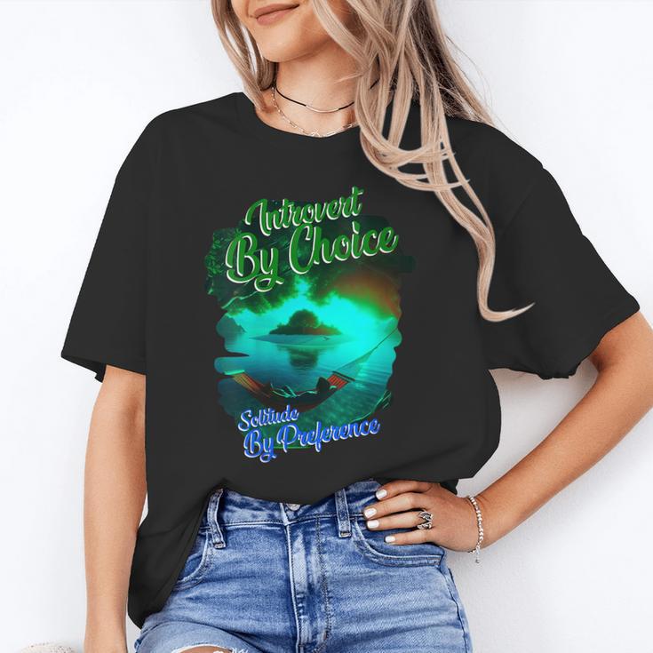 Introvert Choice Solitude By Preference Unisex T-Shirt Introvert Choice Solitude By Preference Unisex T-Shirt