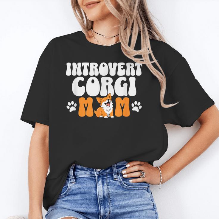 Introvert Corgi Mom Dog Pet Morca Works Dog For Men Women Unisex T-Shirt Introvert Corgi Mom Dog Pet Morca Works Dog For Men Women Unisex T-Shirt