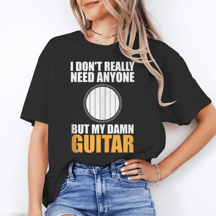 Introvert Guitarist Only Need Guitar Enjoy Acoustic Music Unisex T-Shirt Introvert Guitarist Only Need Guitar Enjoy Acoustic Music Unisex T-Shirt