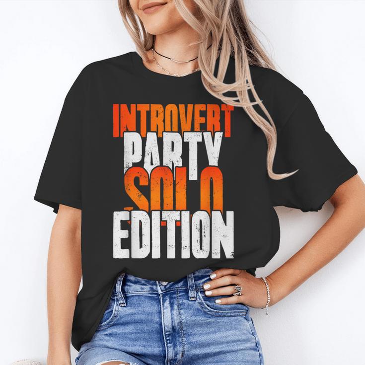 Introvert Party Solo Edition Sarcastic People Hater Unisex T-Shirt Introvert Party Solo Edition Sarcastic People Hater Unisex T-Shirt