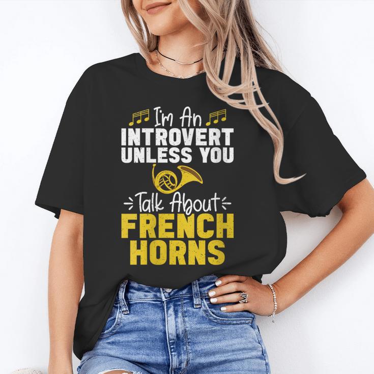 Im Introvert Unless You Talk About French Horns Unisex T-Shirt Im Introvert Unless You Talk About French Horns Unisex T-Shirt