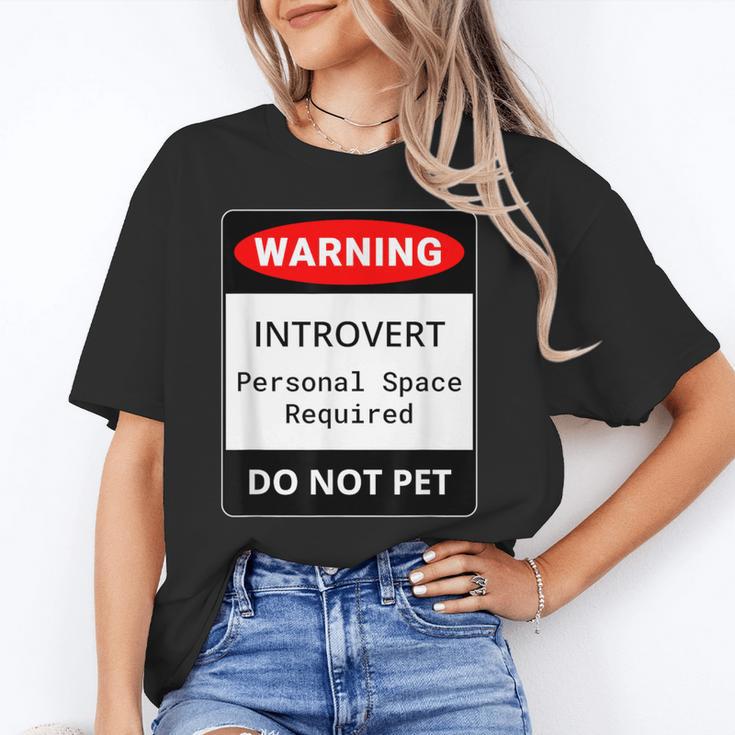 Introvert Warning Danger Do Not Pet Disturb Anti-Social Unisex T-Shirt Introvert Warning Danger Do Not Pet Disturb Anti-Social Unisex T-Shirt