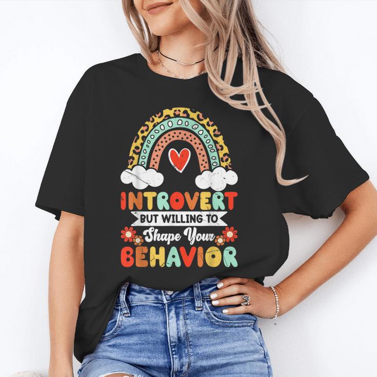 Introvert But Willing To Shape Your Behavior Unisex T-Shirt