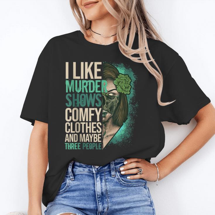 Introverted Murder Shows True Crime Lovers Introvert Unisex T-Shirt