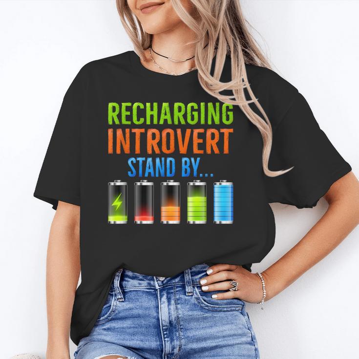 Introverted Recharging Introvert Saying Sarcasm Unisex T-Shirt Introverted Recharging Introvert Saying Sarcasm Unisex T-Shirt
