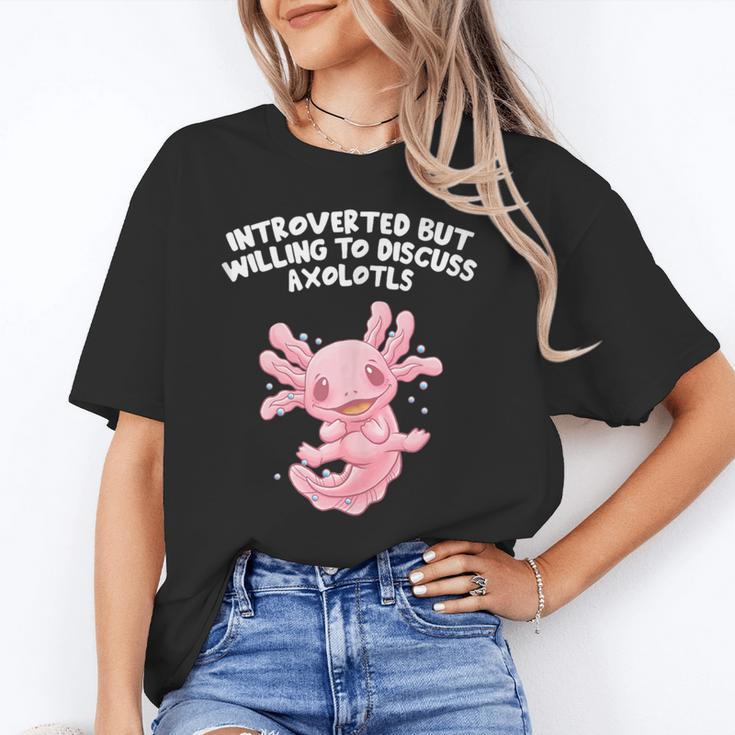 Introverted But Willing To Discuss Axolotl Salamander Unisex T-Shirt Introverted But Willing To Discuss Axolotl Salamander Unisex T-Shirt