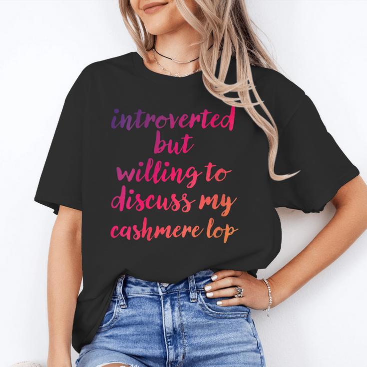 Introverted Willing To Discuss Cashmere Lop Introvert Unisex T-Shirt Introverted Willing To Discuss Cashmere Lop Introvert Unisex T-Shirt