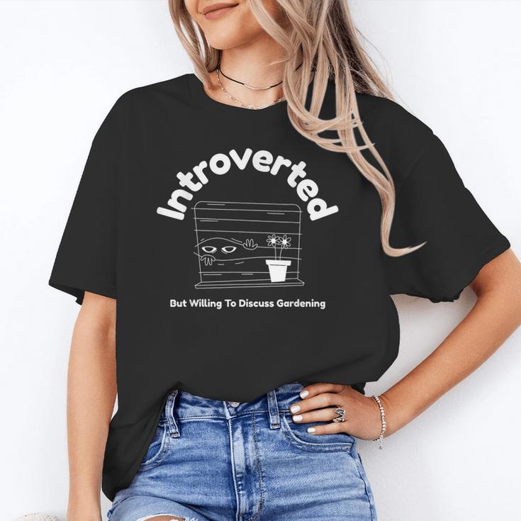 Introverted But Willing To Discuss Gardening Introverts Unisex T-Shirt Introverted But Willing To Discuss Gardening Introverts Unisex T-Shirt