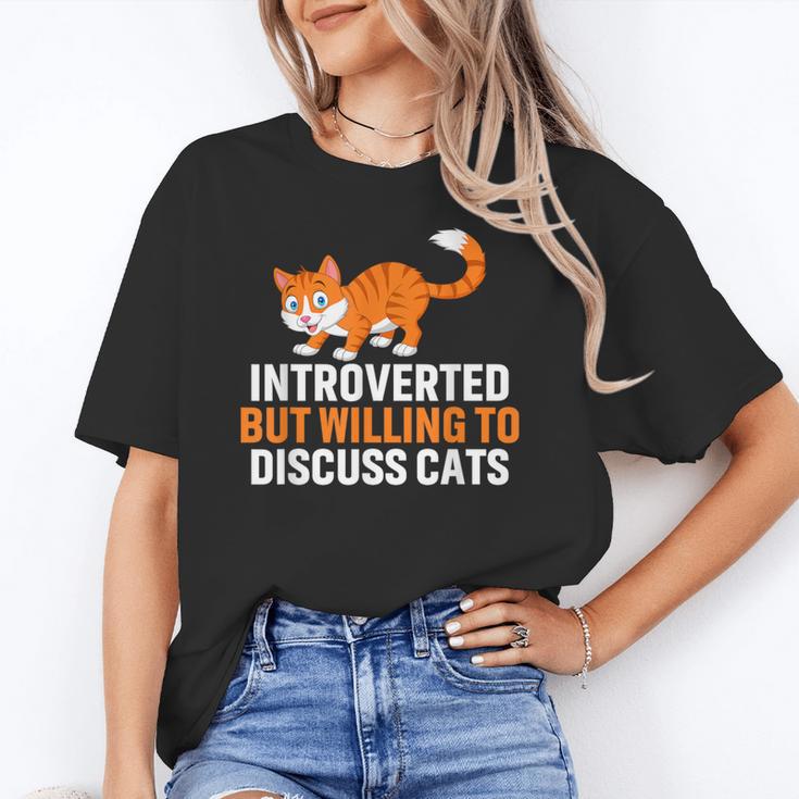 Introverts Cat Lover Introvert Antisocial Cats Anti Social Unisex T-Shirt