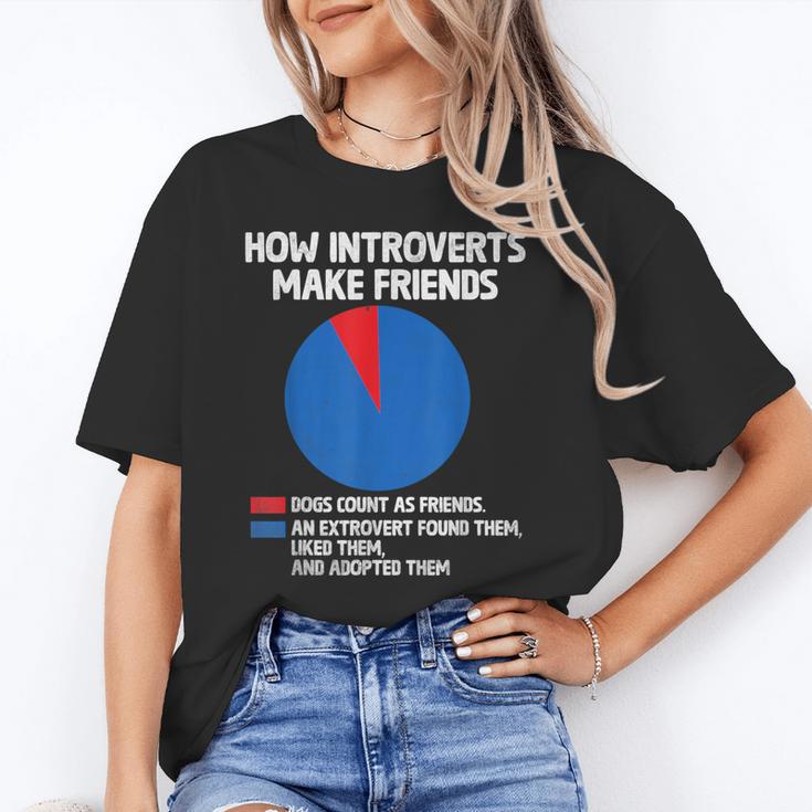How Introverts Make Friends Sayings For Introverts Unisex T-Shirt How Introverts Make Friends Sayings For Introverts Unisex T-Shirt