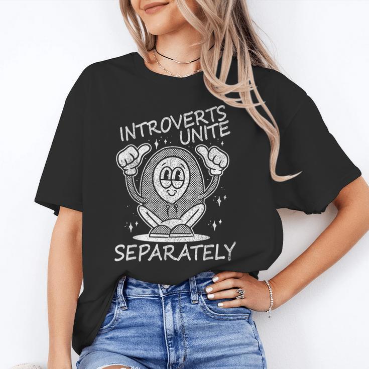 Introverts Unite Anti-Social Shy Person Joke Unisex T-Shirt