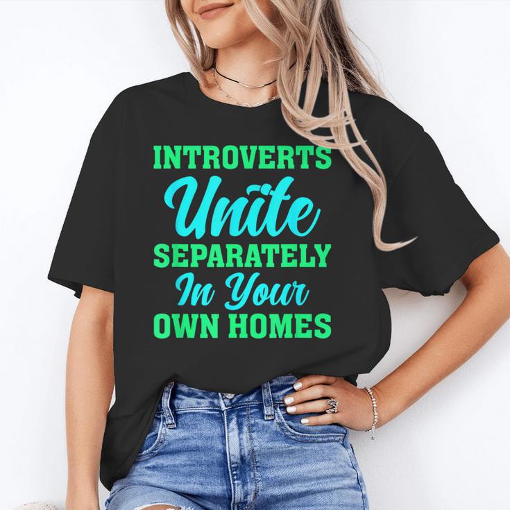 Introverts Unite Introvert Antisocial Sarcasm Anti Social Unisex T-Shirt