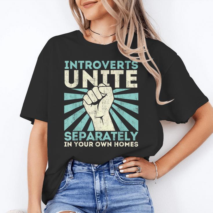 Introverts Unite Separately Introverted Antisocial Unisex T-Shirt Introverts Unite Separately Introverted Antisocial Unisex T-Shirt