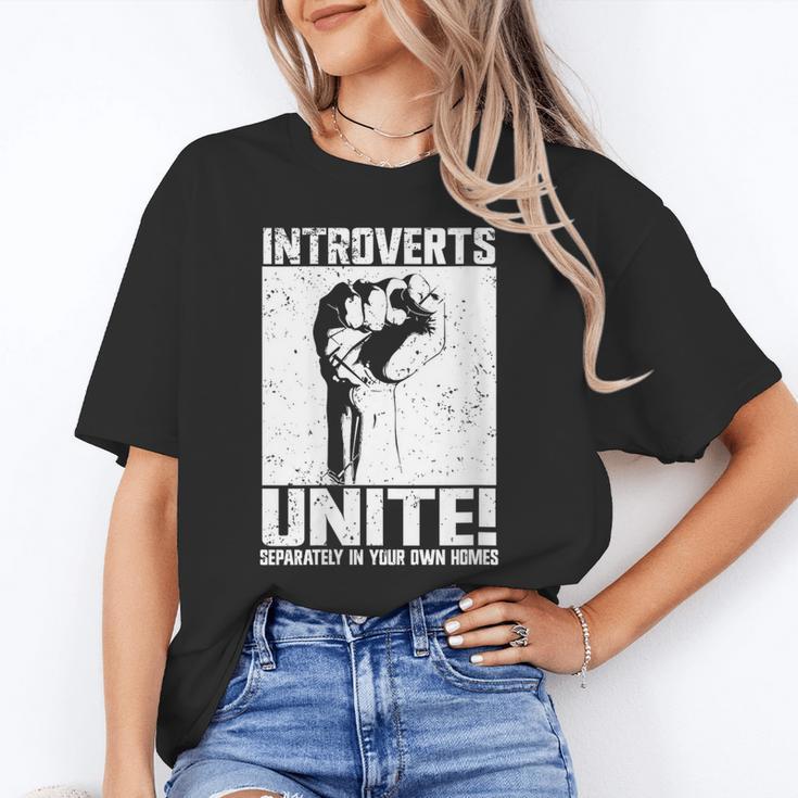 Introverts Unite Separately In Your Own Homes Introvert Unisex T-Shirt Introverts Unite Separately In Your Own Homes Introvert Unisex T-Shirt
