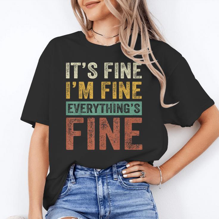 It's Fine I'm Fine Everything Is Fine Meme Introvert Sarcasm Unisex T-Shirt It's Fine I'm Fine Everything Is Fine Meme Introvert Sarcasm Unisex T-Shirt