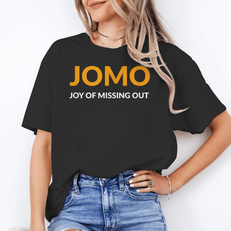 JOMO Joy Of Missing Out Introvert Unisex T-Shirt JOMO Joy Of Missing Out Introvert Unisex T-Shirt