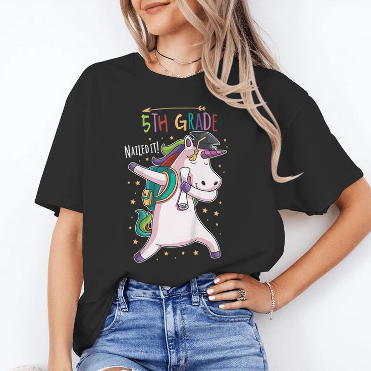 Kids Dabbing Unicorn Graduation 5th Grade Class Of 2019 Unisex T-Shirt