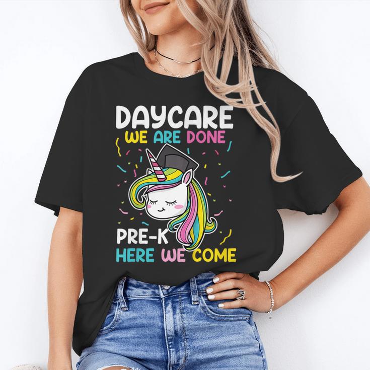 Kids Daycare Graduation Unicorn Last Day Of School Kids Unisex T-Shirt
