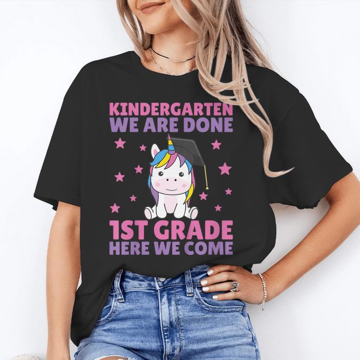 Kids Kindergarten Graduate Unicorn Graduation Unisex T-Shirt